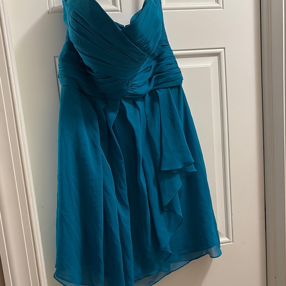 Elegant Teal Dress size 10 strapless